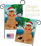 Hot Christmas - Fun In The Sun Summer Vertical Impressions Decorative Flags HG120058 Made In USA