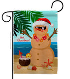 Hot Christmas - Fun In The Sun Summer Vertical Impressions Decorative Flags HG120058 Made In USA