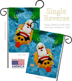 Christmas In Summer - Fun In The Sun Summer Vertical Impressions Decorative Flags HG190075 Made In USA