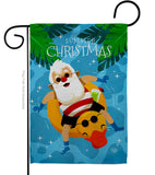 Christmas In Summer - Fun In The Sun Summer Vertical Impressions Decorative Flags HG190075 Made In USA