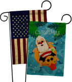 Christmas In Summer - Fun In The Sun Summer Vertical Impressions Decorative Flags HG190075 Made In USA