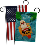 Christmas In Summer - Fun In The Sun Summer Vertical Impressions Decorative Flags HG190075 Made In USA