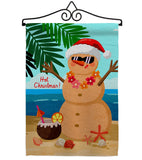 Hot Christmas - Fun In The Sun Summer Vertical Impressions Decorative Flags HG120058 Made In USA