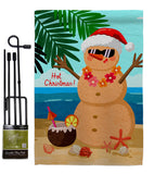 Hot Christmas - Fun In The Sun Summer Vertical Impressions Decorative Flags HG120058 Made In USA