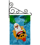 Christmas In Summer - Fun In The Sun Summer Vertical Impressions Decorative Flags HG190075 Made In USA