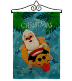 Christmas In Summer - Fun In The Sun Summer Vertical Impressions Decorative Flags HG190075 Made In USA