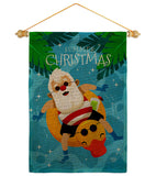 Christmas In Summer - Fun In The Sun Summer Vertical Impressions Decorative Flags HG190075 Made In USA