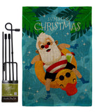 Christmas In Summer - Fun In The Sun Summer Vertical Impressions Decorative Flags HG190075 Made In USA