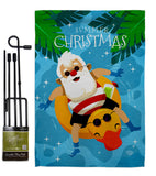 Christmas In Summer - Fun In The Sun Summer Vertical Impressions Decorative Flags HG190075 Made In USA