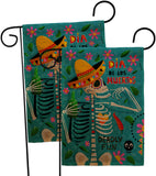 Dia de Muetos Fun - Halloween Fall Vertical Impressions Decorative Flags HG120072 Made In USA