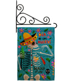 Dia de Muetos Fun - Halloween Fall Vertical Impressions Decorative Flags HG120072 Made In USA