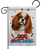 Patriotic Comforter Spaniel - Pets Nature Vertical Impressions Decorative Flags HG120100 Made In USA