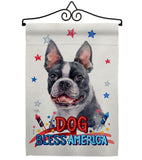 Patriotic Boston Terrier - Pets Nature Vertical Impressions Decorative Flags HG120123 Made In USA