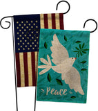 Want Peace - Expression Inspirational Vertical Impressions Decorative Flags HG120097 Made In USA