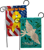 Want Peace - Expression Inspirational Vertical Impressions Decorative Flags HG120097 Made In USA