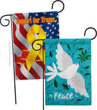 Want Peace - Expression Inspirational Vertical Impressions Decorative Flags HG120097 Made In USA