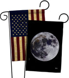 Moon - Expression Inspirational Vertical Impressions Decorative Flags HG141310 Made In USA