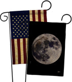 Moon - Expression Inspirational Vertical Impressions Decorative Flags HG141310 Made In USA