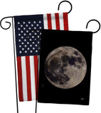 Moon - Expression Inspirational Vertical Impressions Decorative Flags HG141310 Made In USA