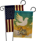 Day of Peace - Expression Inspirational Vertical Impressions Decorative Flags HG190074 Made In USA