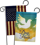 Day of Peace - Expression Inspirational Vertical Impressions Decorative Flags HG190074 Made In USA