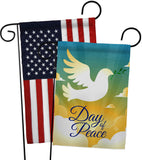 Day of Peace - Expression Inspirational Vertical Impressions Decorative Flags HG190074 Made In USA