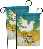 Day of Peace - Expression Inspirational Vertical Impressions Decorative Flags HG190074 Made In USA