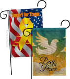 Day of Peace - Expression Inspirational Vertical Impressions Decorative Flags HG190074 Made In USA