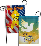 Day of Peace - Expression Inspirational Vertical Impressions Decorative Flags HG190074 Made In USA