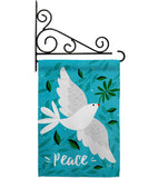 Want Peace - Expression Inspirational Vertical Impressions Decorative Flags HG120097 Made In USA