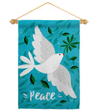 Want Peace - Expression Inspirational Vertical Impressions Decorative Flags HG120097 Made In USA