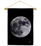 Moon - Expression Inspirational Vertical Impressions Decorative Flags HG141310 Made In USA