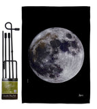 Moon - Expression Inspirational Vertical Impressions Decorative Flags HG141310 Made In USA