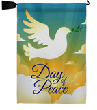 Day of Peace - Expression Inspirational Vertical Impressions Decorative Flags HG190074 Made In USA