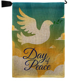 Day of Peace - Expression Inspirational Vertical Impressions Decorative Flags HG190074 Made In USA