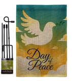 Day of Peace - Expression Inspirational Vertical Impressions Decorative Flags HG190074 Made In USA