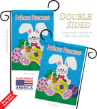 Felices Pascuas - Easter Spring Vertical Impressions Decorative Flags HG103029S Made In USA