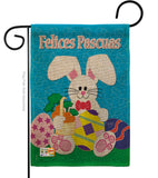 Felices Pascuas - Easter Spring Vertical Impressions Decorative Flags HG103029S Made In USA