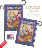 Easter Basket - Easter Spring Vertical Impressions Decorative Flags HG103040 Made In USA