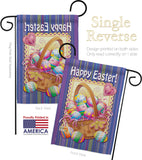 Easter Basket - Easter Spring Vertical Impressions Decorative Flags HG103040 Made In USA