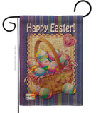Easter Basket - Easter Spring Vertical Impressions Decorative Flags HG103040 Made In USA