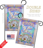 Rejoice - Easter Spring Vertical Impressions Decorative Flags HG103042 Made In USA