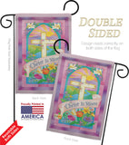 Christ is Risen - Easter Spring Vertical Impressions Decorative Flags HG103043 Made In USA