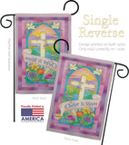 Christ is Risen - Easter Spring Vertical Impressions Decorative Flags HG103043 Made In USA