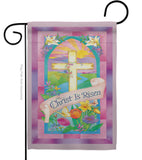 Christ is Risen - Easter Spring Vertical Impressions Decorative Flags HG103043 Made In USA