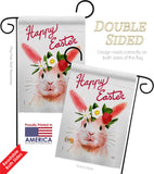 Sweet Easter Bunny - Easter Spring Vertical Impressions Decorative Flags HG103073 Made In USA