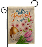 Felices Pascuas - Easter Spring Vertical Impressions Decorative Flags HG103081 Made In USA