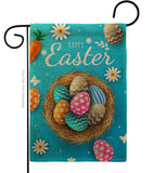 Colourful Egg Bracket - Easter Spring Vertical Impressions Decorative Flags HG103082 Made In USA