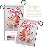 Easter Blooming - Easter Spring Vertical Impressions Decorative Flags HG103086 Made In USA