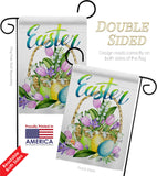 Spring Easter Baskets - Easter Spring Vertical Impressions Decorative Flags HG130321 Made In USA